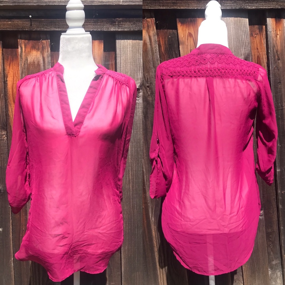 Rue21 Magenta Blouse